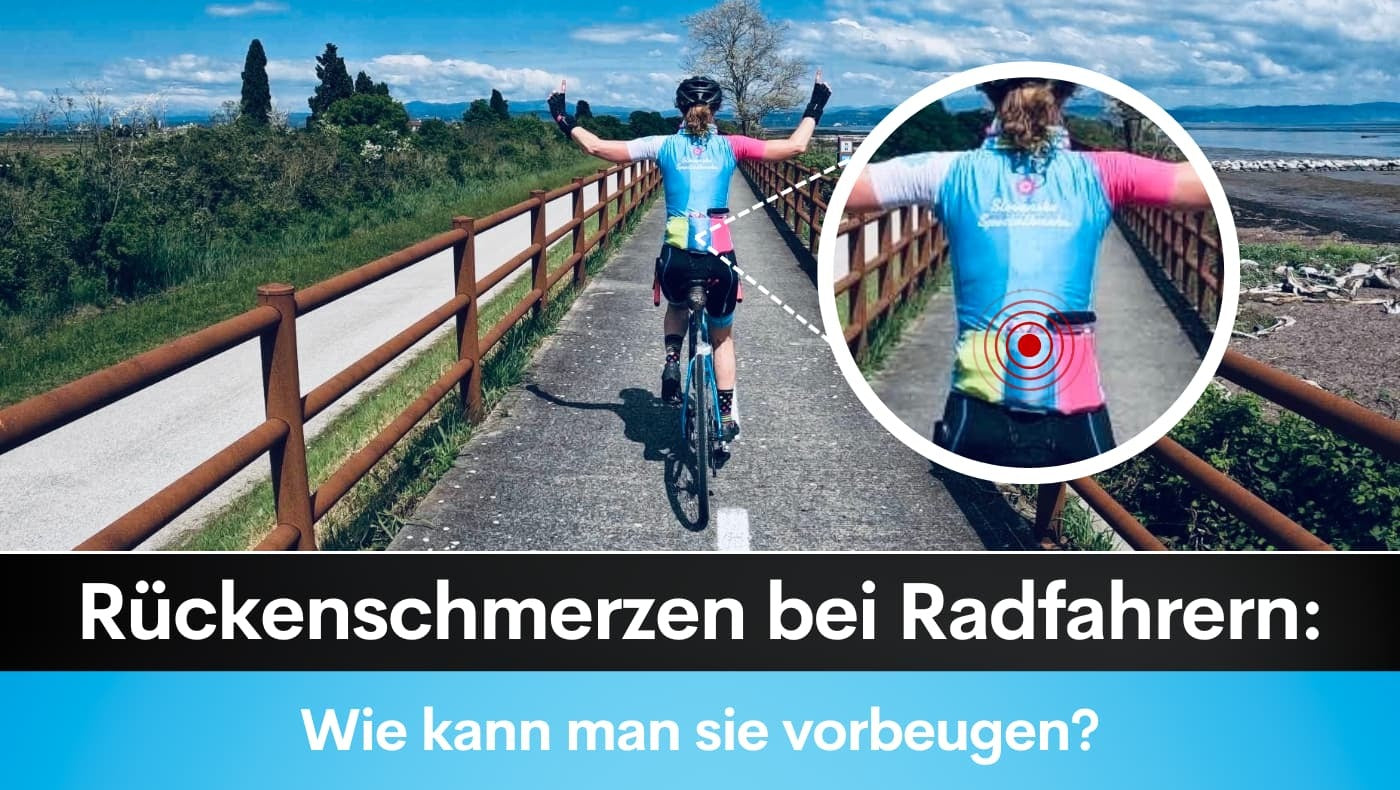 Rückenschmerzen bei Radfahrern Wie kann man sie vorbeugen