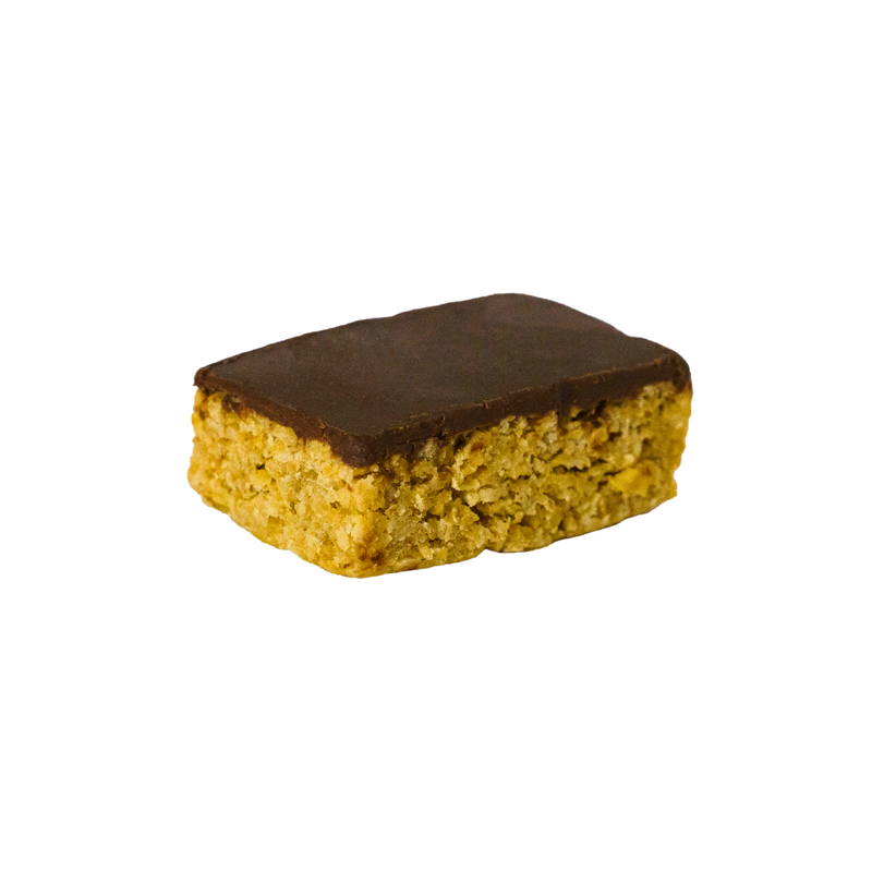 Mini Flapjack 4Energy ist ein leckerer Energieriegel, der langanhaltende Energie liefert und die Fettverbrennung während des Trainings fördert.

