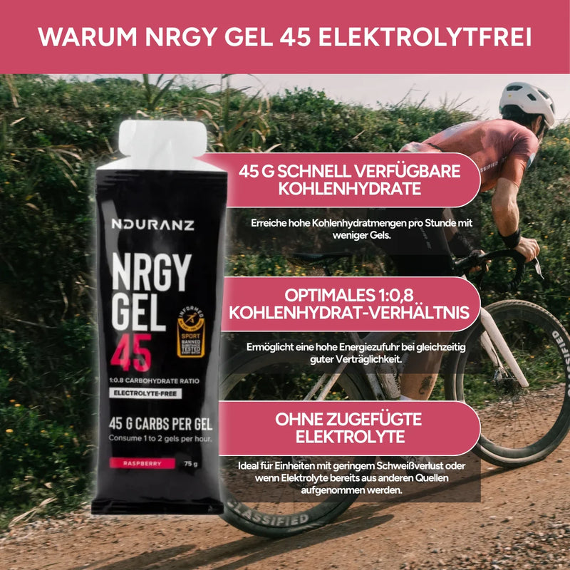 Nduranz Nrgy Gel 45 — Elektrolytfreies Energiegel!