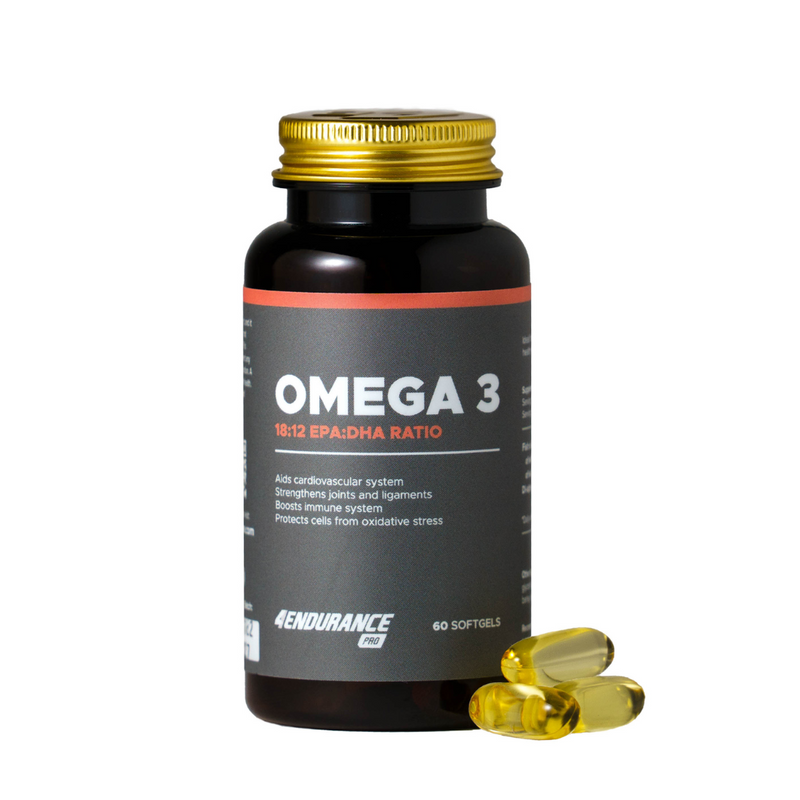 Omega-3_4EndurancePro_Kardiovaskuläre_Gehirnunterstützung
Alt-Text: Omega-3 von 4Endurance Pro - hochwertiges Fischölpräparat mit 2000 mg Omega-3-Fettsäuren, einschließlich EPA, DHA und Vitamin E, für Herz-Kreislauf-Gesundheit, Gehirnfunktion und Zellschutz.