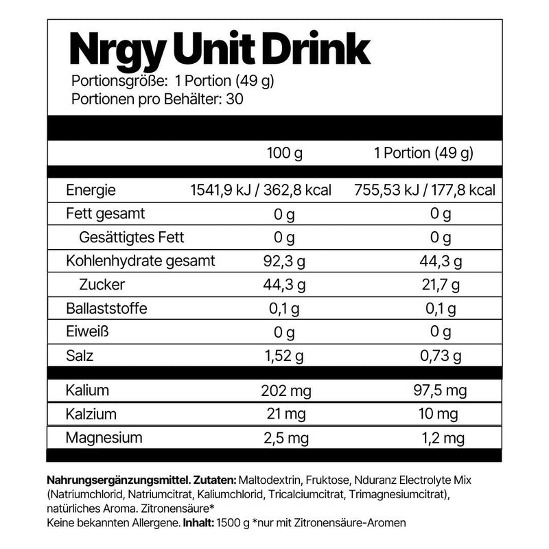 Nrgy Unit Drink