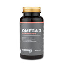 4Endurance Pro Omega‑3 - 60 Weichkapseln, dunkelbraune Flasche mit gelber Kappe und orange‑weißem Etikett auf weißem Hintergrund.