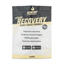 4Energy Vegan Recovery Plant-Based Formula – 900 g Vanillegeschmack, Beutel mit gelbem unterem Band und wiederverschließbarem Verschluss.