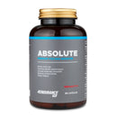 4Endurance Pro Absolute - 84 Kapseln, braune Flasche mit goldfarbenem Verschluss und blau‑schwarzem Etikett auf weißem Hintergrund.